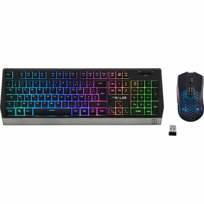 Tastiera e Mouse The G-Lab Combo Tungsten Francese AZERTY