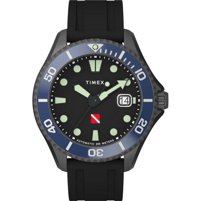 Orologio Uomo Timex DEEP WATER TIBURON AUTOMATIC Nero (Ø 44 mm)