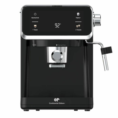 Superautomatic Coffee Maker Continental Edison CEME19B Black