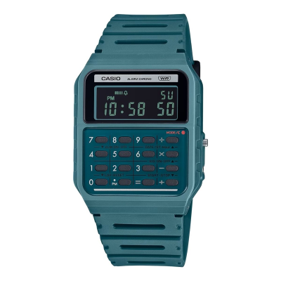 Orologio Uomo Casio CALCULATOR EDGY COLLECTION - FOREST GREEN