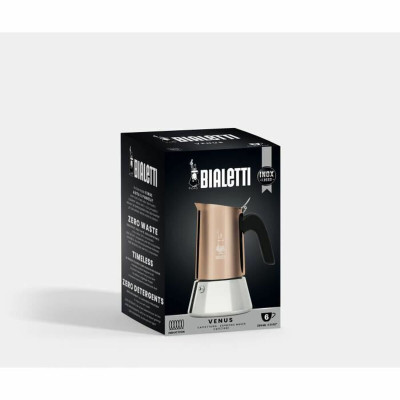 Italian Coffee Pot Bialetti New Venus Aluminium 6 Cups 0,24 l