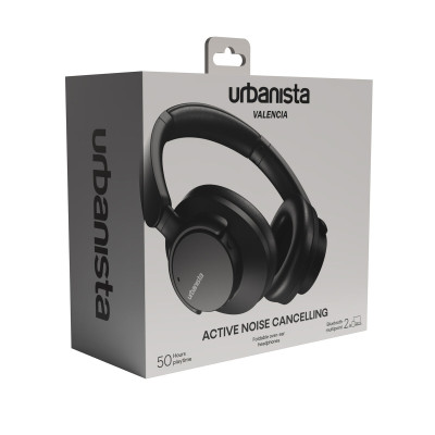 Headphones with Headband Urbanista Valencia Black Midnight black