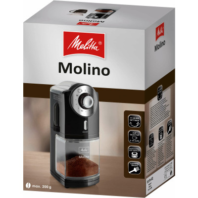 Macinacaffè Melitta 1019-02 Nero noir 200 g 100 W 1000 W