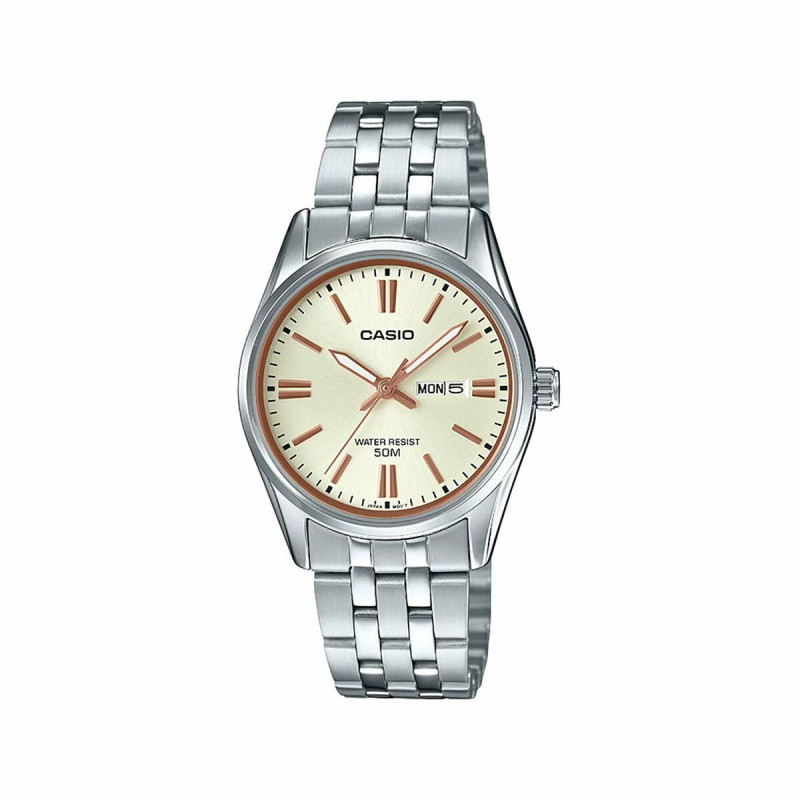 Orologio Donna Casio LADY DAY & DATE - CHAMPAGNE (Ø 30 mm)
