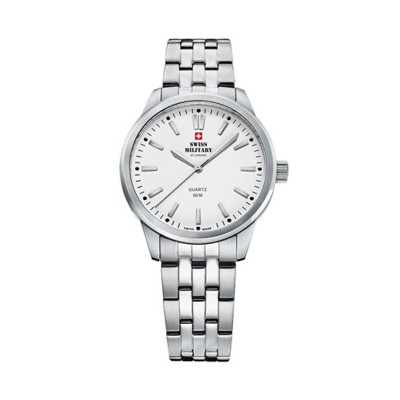 Orologio Uomo Swiss Military Chrono SMP36010.02 Argentato