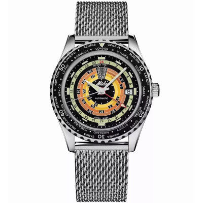 Orologio Donna Mido OCEAN STAR DECOMPRESSION WORLDTIMER Argentato