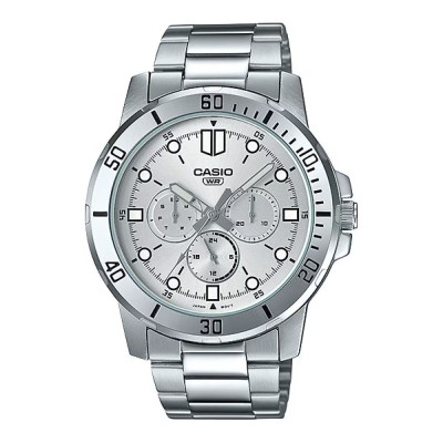 Men's Watch Casio MTP-VD300D-7EUDF Silver (Ø 45 mm)