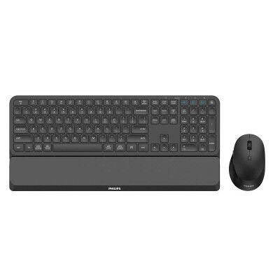 Tastiera e Mouse Philips SPT6607B/16 Nero