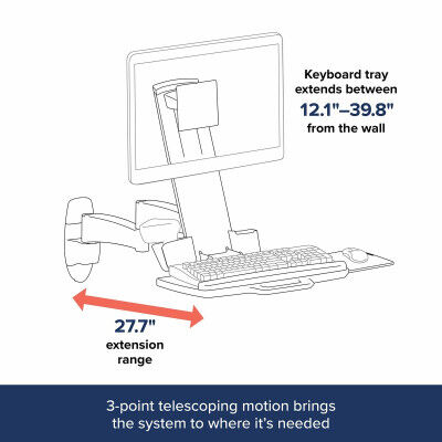Supporto TV Ergotron 45-230-200 24" 8 kg