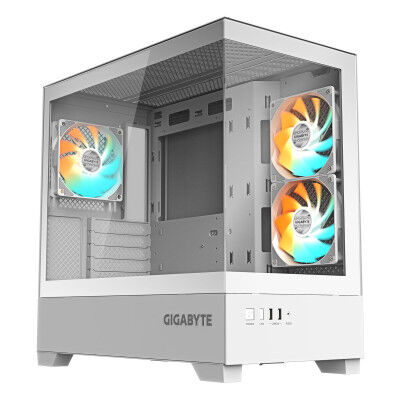 Case computer desktop ATX Gigabyte C201 PANORAMIC ICE Bianco