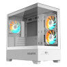 Case computer desktop ATX Gigabyte C201 PANORAMIC ICE Bianco