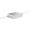 USB Hub Linq Byelements LQDC240 White Grey