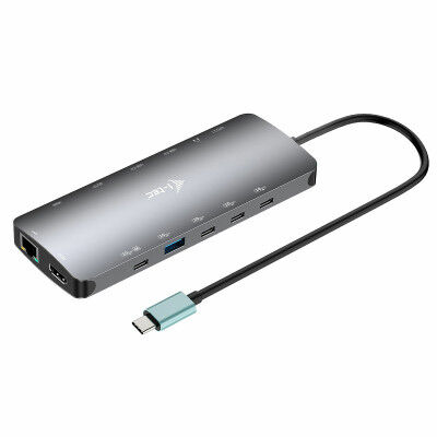 Hub USB i-Tec C31NANOTRIPLEDOCKPD Grigio