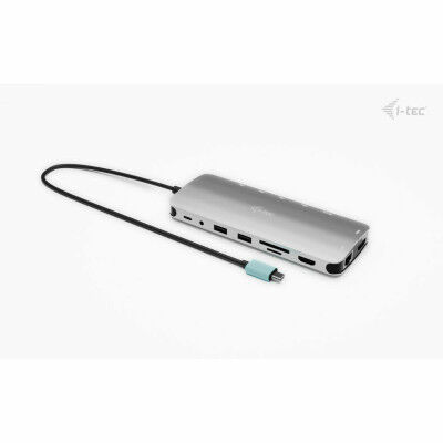 Hub USB i-Tec C31NANOTRIPLEDOCKPD Grigio