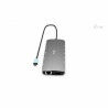 Hub USB i-Tec C31NANOTRIPLEDOCKPD Grigio