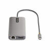 Hub USB Startech 154B-USBC-MULTIPORT Grigio 100 W