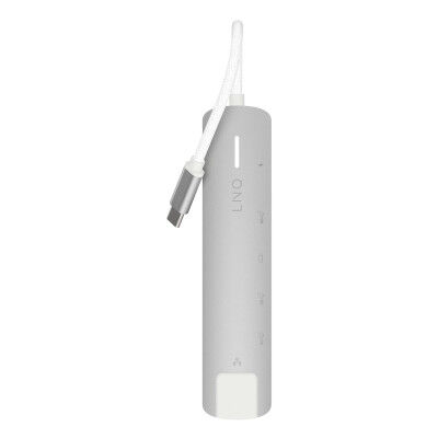 Hub USB Linq Byelements LQ49061 Bianco Grigio