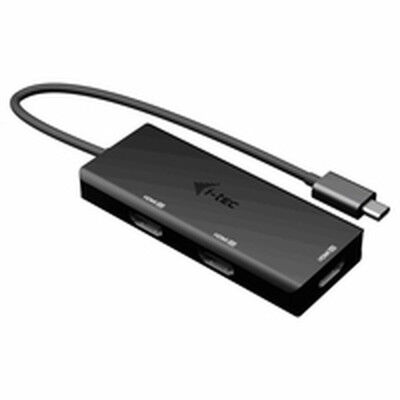Hub USB i-Tec C31TRIPLE4KHDMIPD Nero