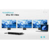 Hub USB i-Tec C31TRIPLE4KHDMIPD Nero