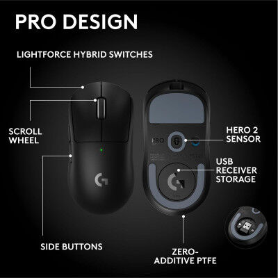 Mouse Logitech 910-007553 Nero