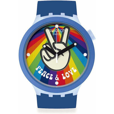 Orologio Uomo Swatch PEACE HAND LOVE (Ø 47 mm)