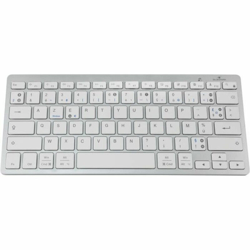 Tastiera Bluetooth Bluestork KB-MINI-PC-MAC/FR Azerty Francese Bianco