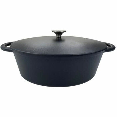 Casseruola con coperchio Baumalu Nero 38 x 30 x 16 cm