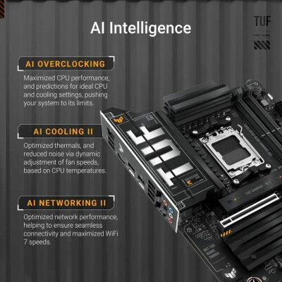 Scheda Madre Asus TUF GAMING X870-PLUS WIFI AMD AM5 AMD