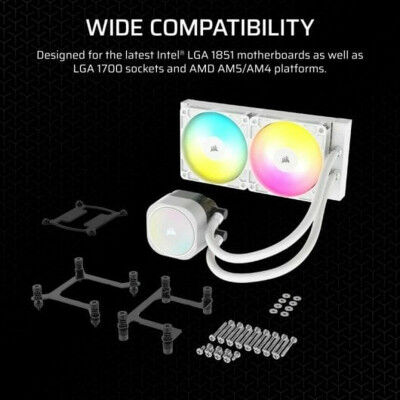 Kit di Refrigerazione Liquida Corsair NAUTILUS 240 RS ARGB