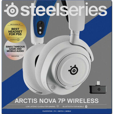 Auricolari con Microfono SteelSeries Arctis Nova 7P Bianco