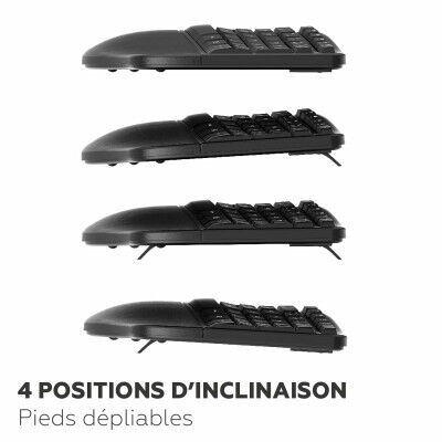 Tastiera e Mouse Mobility Lab Ergo C30W Nero