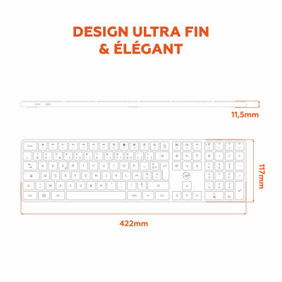 Tastiera Mobility Lab KMP2000W Bianco