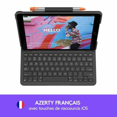 Custodia per Tablet Logitech Slim Folio Grafite AZERTY