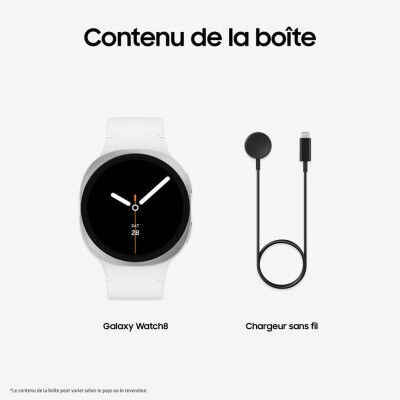 Smartwatch Samsung Galaxy Watch8 Argentato 1,5'' Ø 44 mm