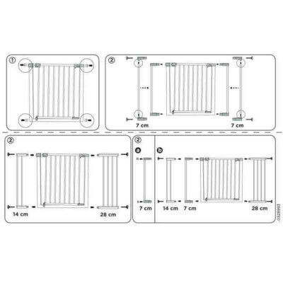 Estensioni per barriera Safety 1st 14 cm