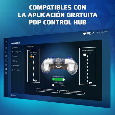 Controller Gaming PDP Knuckels Sky Nintendo Switch