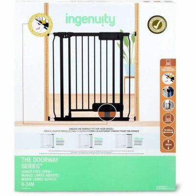 Safety barrier Ingenuity Black 73-80 cm