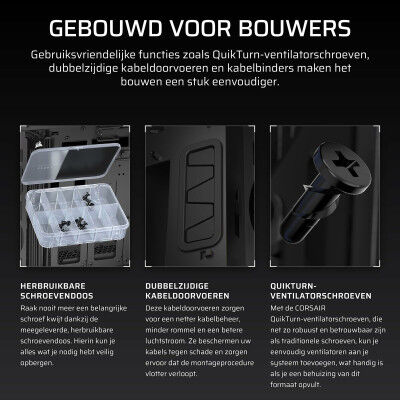 Case computer desktop ATX Corsair Nero