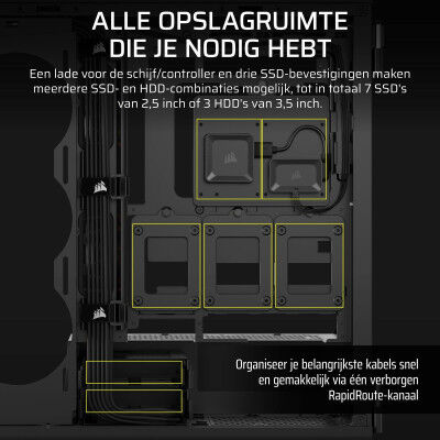 Case computer desktop ATX Corsair Nero