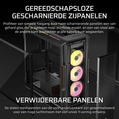 Case computer desktop ATX Corsair Nero