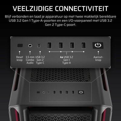 Case computer desktop ATX Corsair Nero