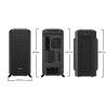 Case computer desktop ATX Be Quiet! Silent Base 802 Window Black Nero