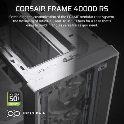 Case computer desktop ATX Corsair Bianco