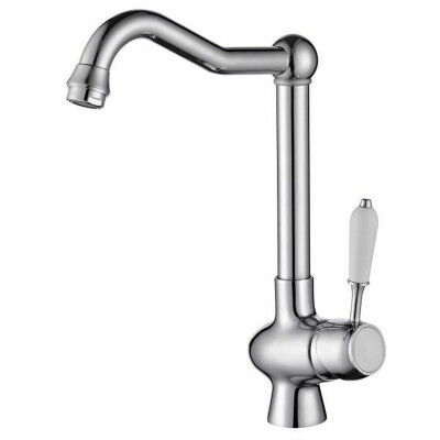 Rubinetto Monocomando Rousseau Grigio Chrome Acciaio inossidabile Ottone
