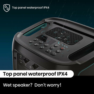 Altoparlante Bluetooth Portatile Hisense Nero 300 W