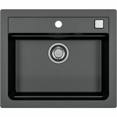 Sink with One Basin Stradour ATROX Black