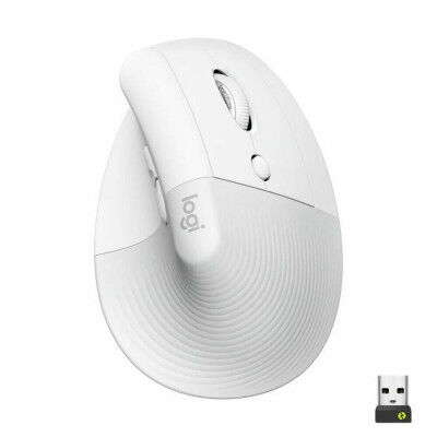 Mouse Logitech Lift Bianco Ergonomico 4000 dpi