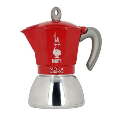 Caffettiera Italiana Bialetti Moka Induction rouge Metallo