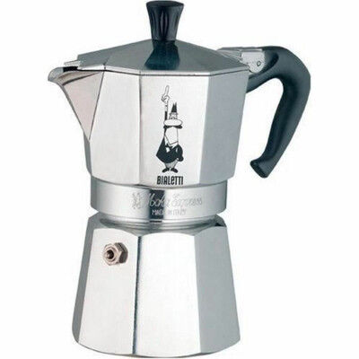 Caffettiera Italiana Bialetti Moka Express Alluminio Argentato