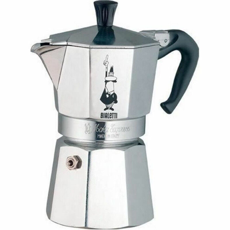 Caffettiera Italiana Bialetti Moka Express Alluminio Argentato